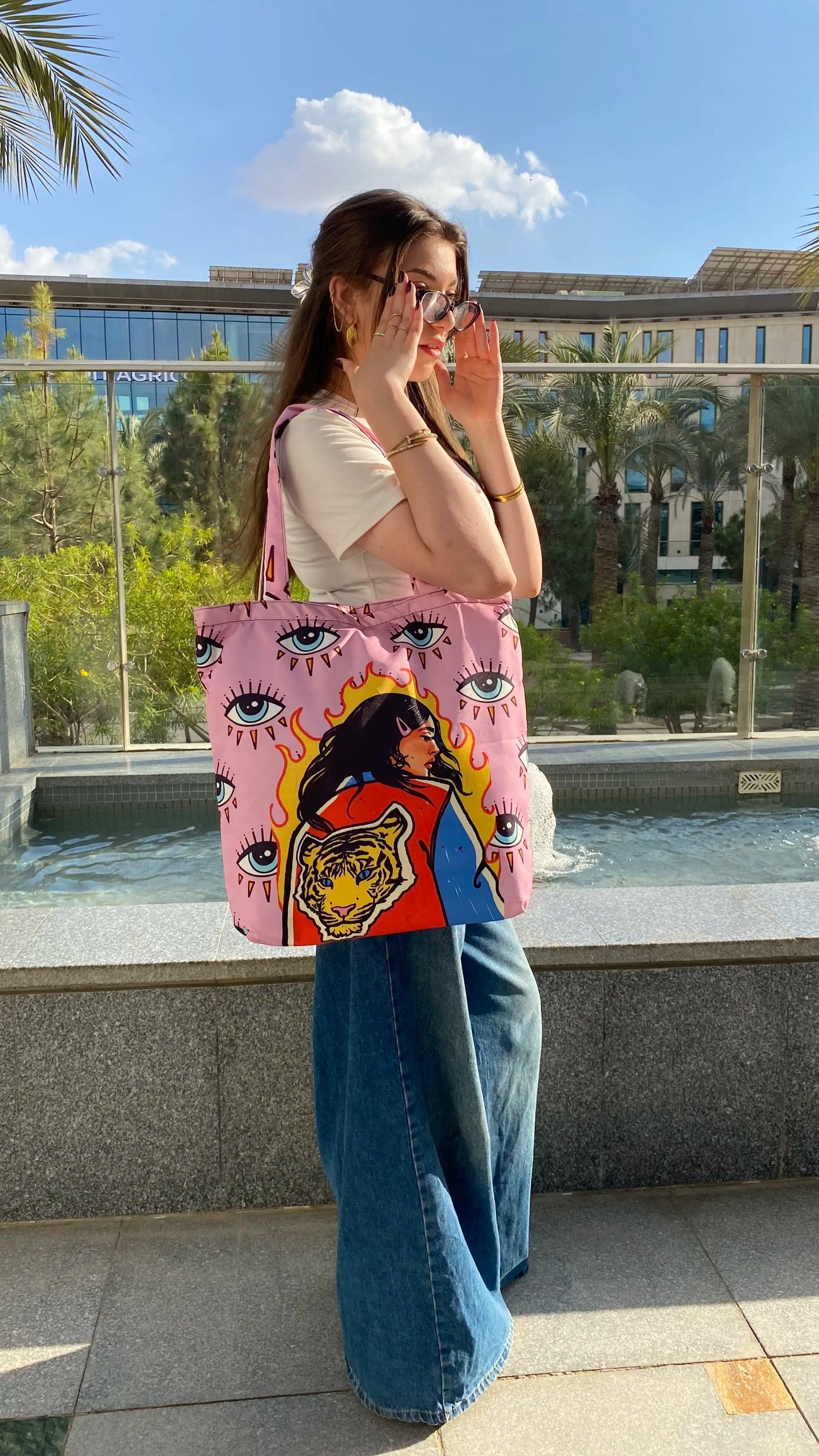 One fire girl tote