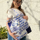 Blue muse tote